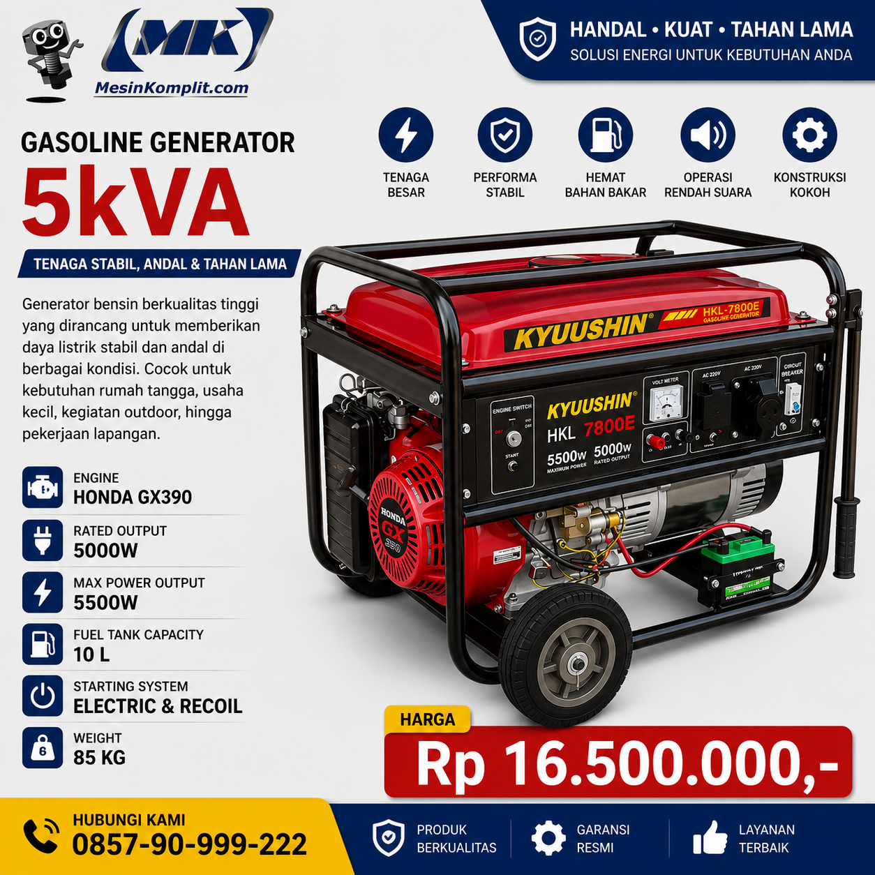 Genset Honda 5KVA (GEN-00...
